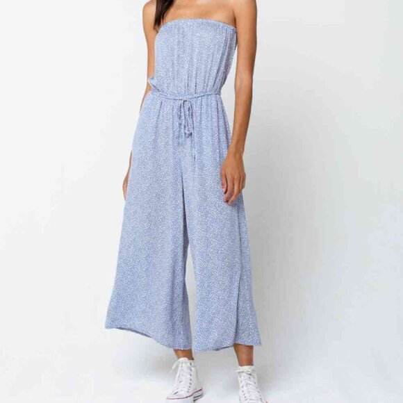 Good Luck Gem Pants - Good Luck Gem Wide Leg Tube Jumpsuit